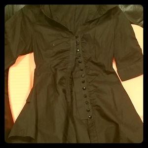 Love Culture Top with Lace/Buttons